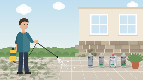 Terrasse, Gartenweg & Fassade – so wird Ihr Stein aussen wieder sauber