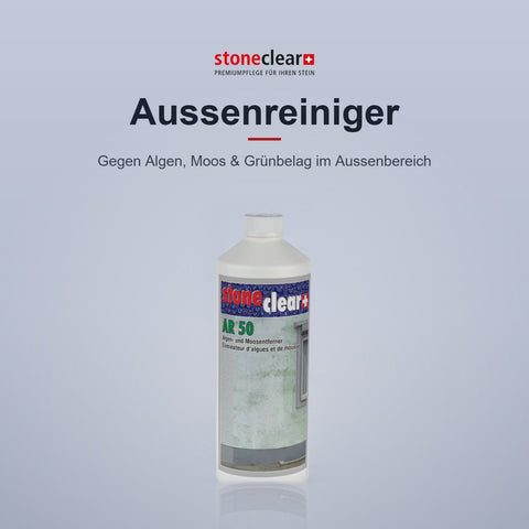 Aussenreiniger – stoneclear Steinpflege